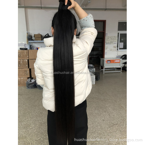 Long Hair 8-40inch Straight Hair Bundle Unprocessed No Chemical Natural  Malaysian Virgin Cuticle Aligned Human Hair